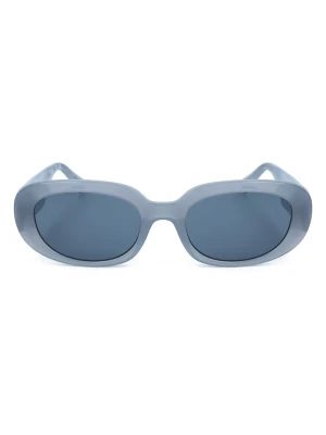 Guess Damskie okulary przeciwsłoneczne w kolorze niebieskim rozmiar: 54