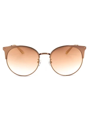 Guess Damskie okulary przeciwsłoneczne w kolorze pomarańczowo-jasnobrązowym rozmiar: onesize