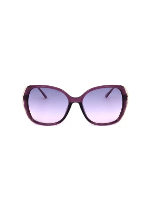 Guess Damskie okulary przeciwsłoneczne w kolorze różowo-złotym rozmiar: 57