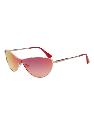 Guess Damskie okulary przeciwsłoneczne w kolorze srebrno-czerwonym rozmiar: onesize