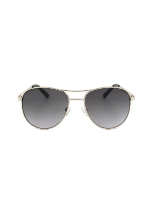 Guess Damskie okulary przeciwsłoneczne w kolorze srebrnym rozmiar: 61
