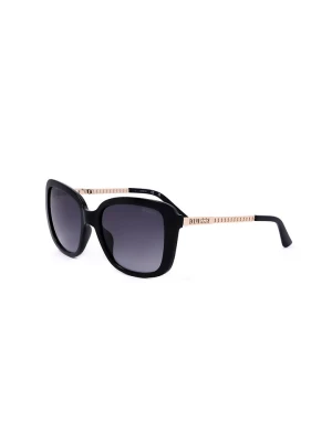 Guess Damskie okulary przeciwsłoneczne w kolorze złoto-czarnym rozmiar: 55