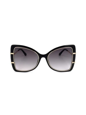 Guess Damskie okulary przeciwsłoneczne w kolorze złoto-czarnym rozmiar: 58