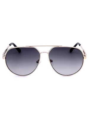 Guess Damskie okulary przeciwsłoneczne w kolorze złoto-granatowym rozmiar: 56