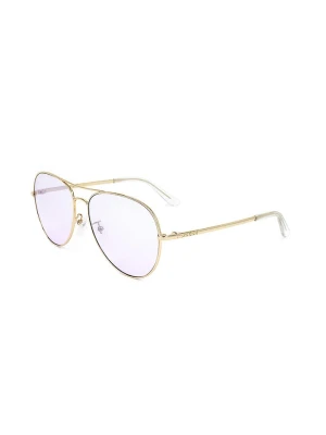 Guess Damskie okulary przeciwsłoneczne w kolorze złoto-jasnoróżowym rozmiar: 61