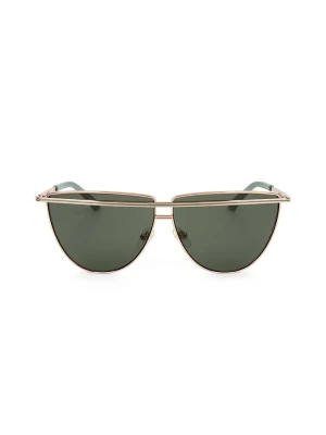 Guess Damskie okulary przeciwsłoneczne w kolorze złoto-oliwkowym rozmiar: 63