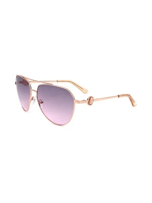 Guess Damskie okulary przeciwsłoneczne w kolorze złotym rozmiar: 62