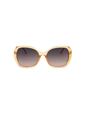 Guess Damskie okulary przeciwsłoneczne w kolorze żółtym rozmiar: 57