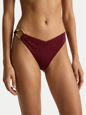 Guess Dół od bikini E6GO11 KF590 Bordowy