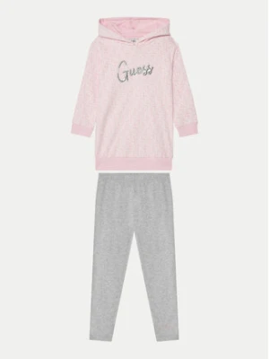 Guess Dres K5RG01 KA6R4 Różowy Regular Fit
