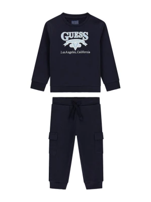 Guess Dres N6YG04 K4080 Granatowy Regular Fit