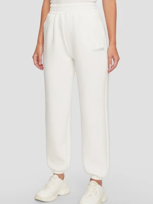 Zdjęcie produktu GUESS Dresowe damskie spodnie w kolorze ecru Cecilia Scuba, Rozmiar L