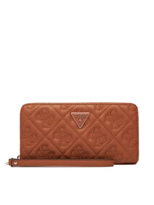 Guess Duży Portfel Damski Adelasia Slg SWQL96 58146 Brązowy