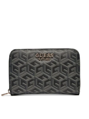 Guess Duży Portfel Damski Laurel (CU) Wallets SWCU85 00400 Czarny