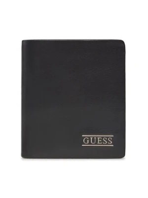 Guess Duży Portfel Męski New Boston R Slg SMNEBR LEA22 Czarny