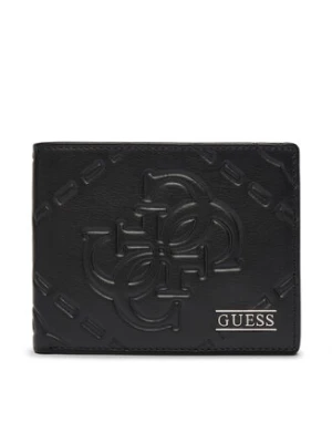 Guess Portfel SMBOMG LEA20 Czarny