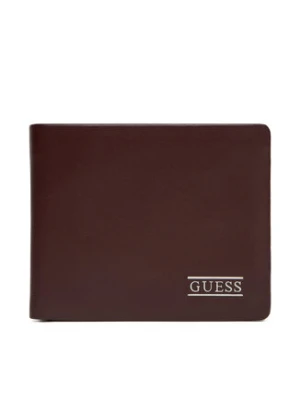 Guess Duży Portfel Męski SMNEBR LEA24 Brązowy