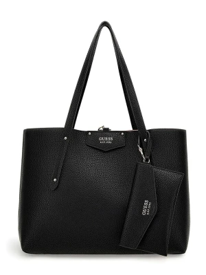 Guess Dwustronna torebka w kolorze czarnym - 36 x 27 x 13 cm rozmiar: onesize