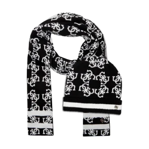 Guess Dwustronny szal + czapka