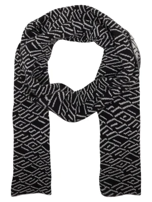 GUESS Dwustronny szal | z dodatkiem wełny