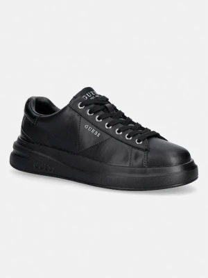 Guess ELBA6 sneakersy męskie skórzane czarny