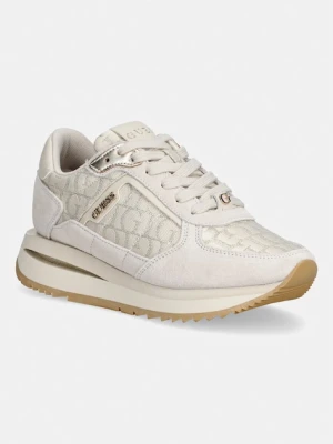 Guess ENERGY5 sneakersy damskie beżowy