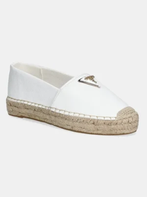 Guess espadryle JOLANDY kolor biały FLJLND LEA14
