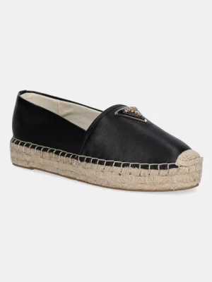 Guess espadryle JOLANDY kolor czarny FLJLND LEA14
