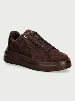 Guess ESTRELA sneakersy damskie brązowy