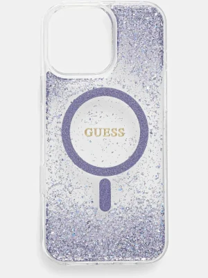 Guess etui iPhone 16 Pro Max kolor fioletowy GUHMP16XRGRGEU