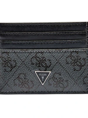 Guess Etui na karty czarny