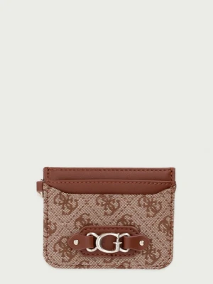 Guess etui na karty damskie SAMANTHA beżowy