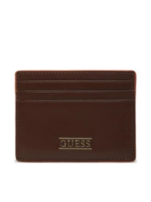 Guess Etui na karty kredytowe SM2420 LEA25 Brązowy