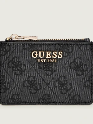 Guess Etui na karty LAUREL II czarny