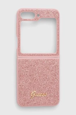 Guess etui na telefon F731 Z Flip5 kolor różowy