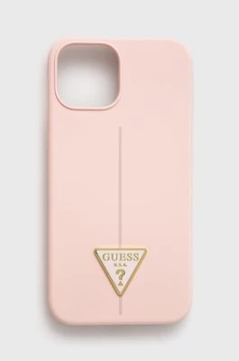 Guess etui na telefon iPhone 13 mini 5,4 kolor różowy