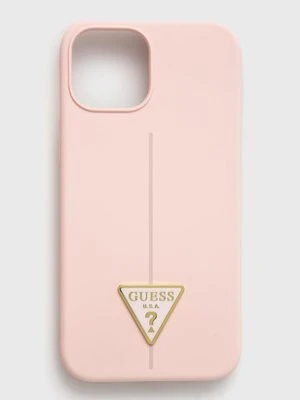 Guess etui na telefon iPhone 13 mini 5,4 kolor różowy