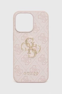 Guess etui na telefon iPhone 13 Pro / 13 6,1" kolor różowy