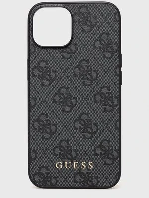 Guess etui na telefon iPhone 14 / 15 / 13 6.1" kolor szary