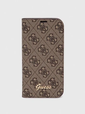 Guess etui na telefon iPhone 14 6,1'' kolor brązowy