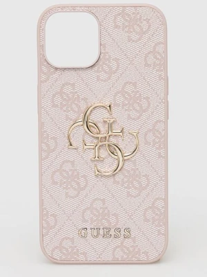 Guess etui na telefon iPhone 14 6,1" kolor różowy