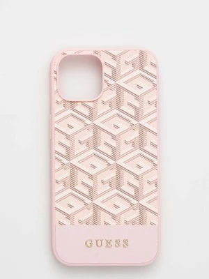 Guess etui na telefon iPhone 14 6,1" kolor różowy