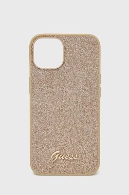 Guess etui na telefon iPhone 14 6,1" kolor złoty