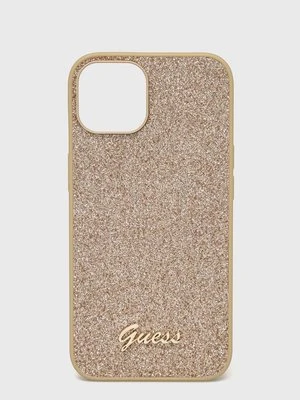 Guess etui na telefon iPhone 14 6,1" kolor złoty