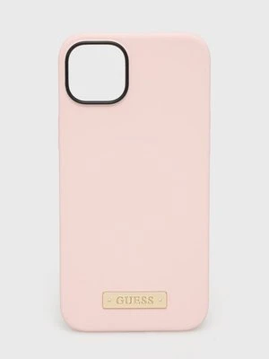 Guess etui na telefon iPhone 14 Plus 6,7" kolor różowy