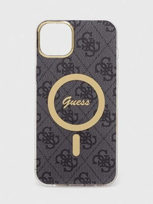 Guess etui na telefon iPhone 14 Plus 6.7" kolor szary