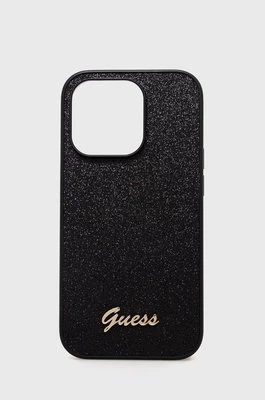 Guess etui na telefon iPhone 14 Pro 6,1" kolor czarny