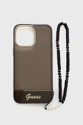 Guess etui na telefon iPhone 14 Pro Max 6,7" kolor czarny