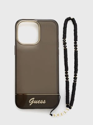 Guess etui na telefon iPhone 14 Pro Max 6,7" kolor czarny