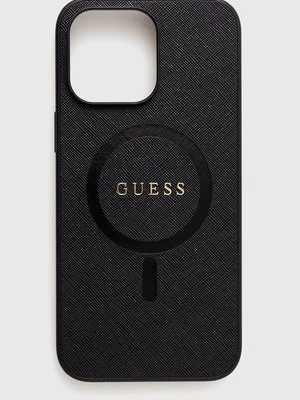 Guess etui na telefon iPhone 14 Pro Max 6.7 kolor czarny